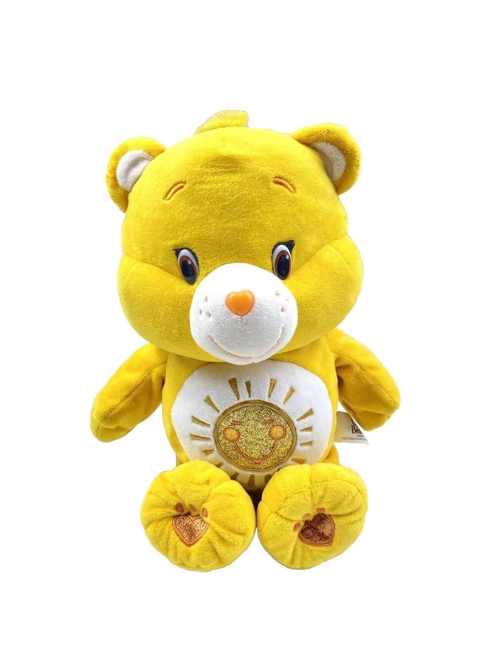 Care Bears Yellow Funshine Plush Sunshine Logo Bear 2015 As Is